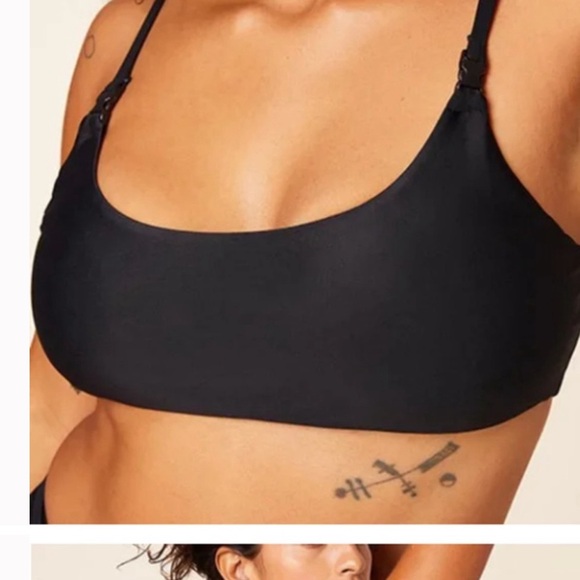 Andie Swim The Riviera Bikini Top Black M - Picture 1 of 5